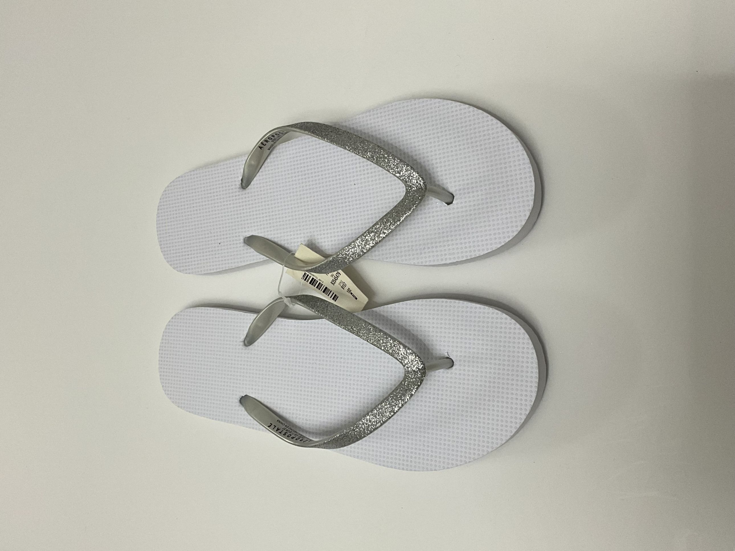 aero002-sandalia blanca brillos-#4 mx