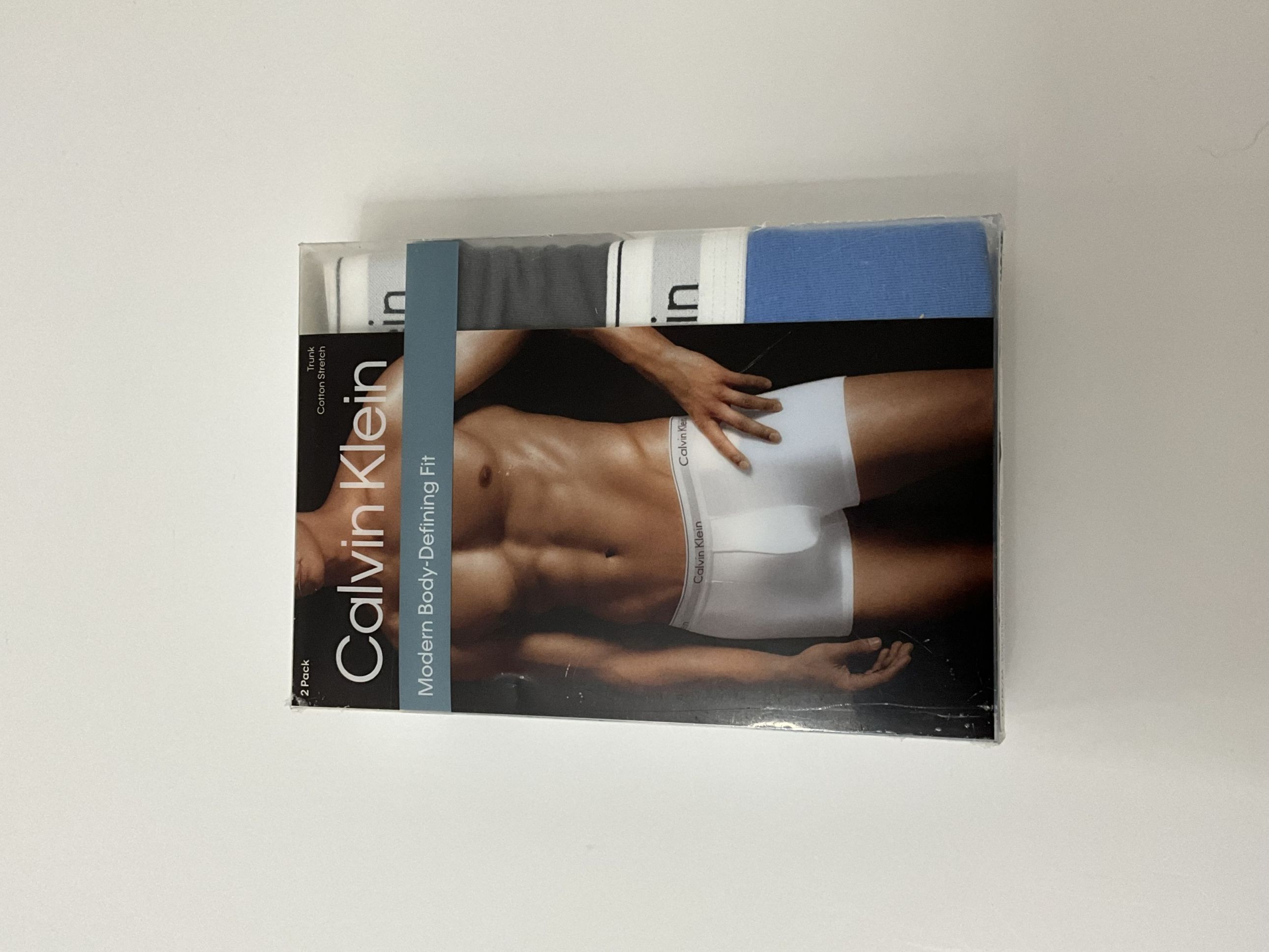 ck003-set de 2 piezas boxer cotton strech-m