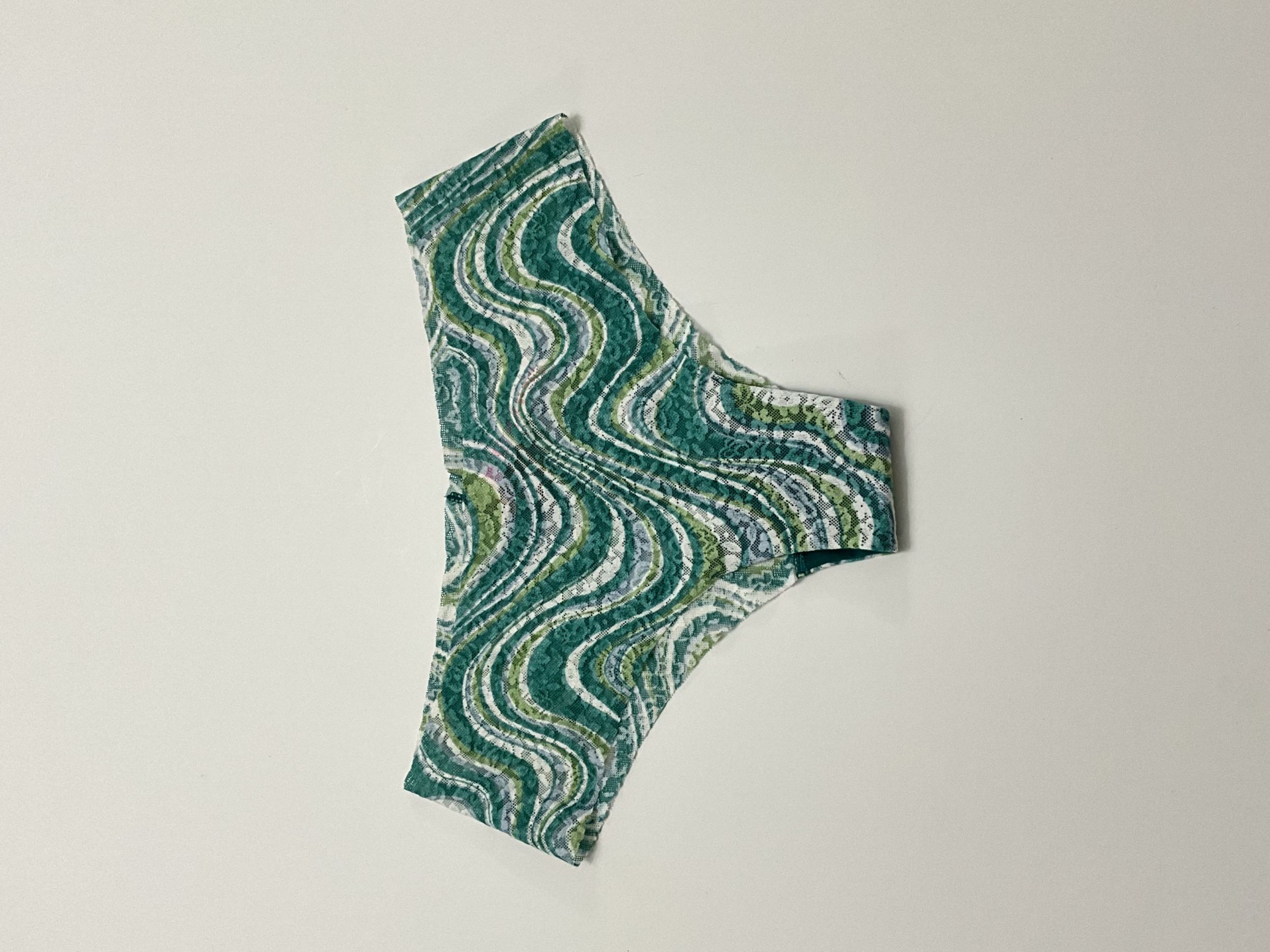 Calzón ondas verde, azul y blanco