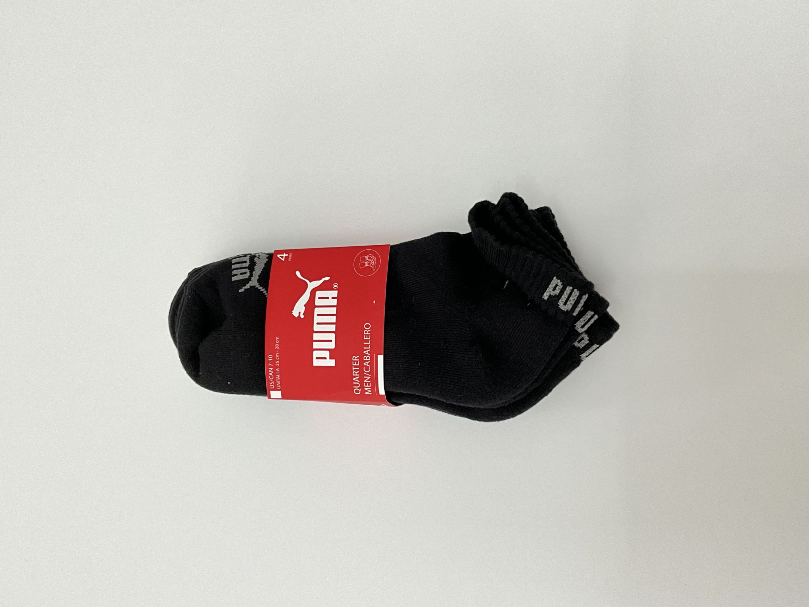 Set de 4 piezas Calcetin Negro